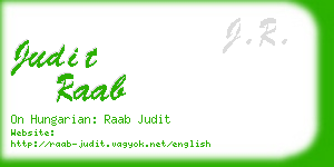 judit raab business card